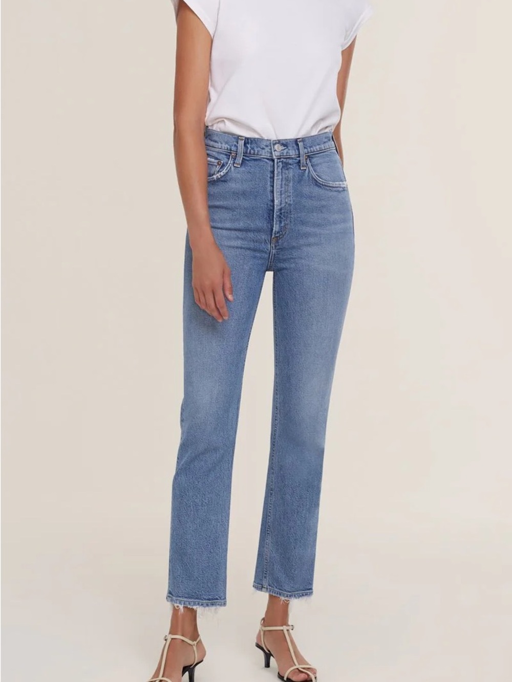AGOLDE Wilder Jeans Women’s Size 28 Medium Wash Straight Leg